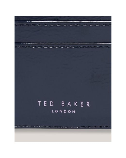 Ted Baker Blue Crink Card Holder