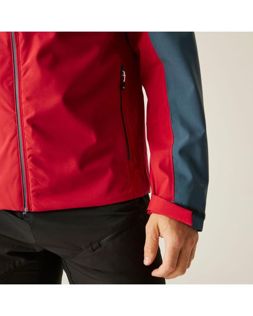 Dare 2b Red Diluent Era Waterproof Jacket for men