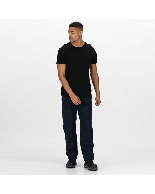 Regatta Blue Pro Action Workwear Trousers (Regular Leg) for men