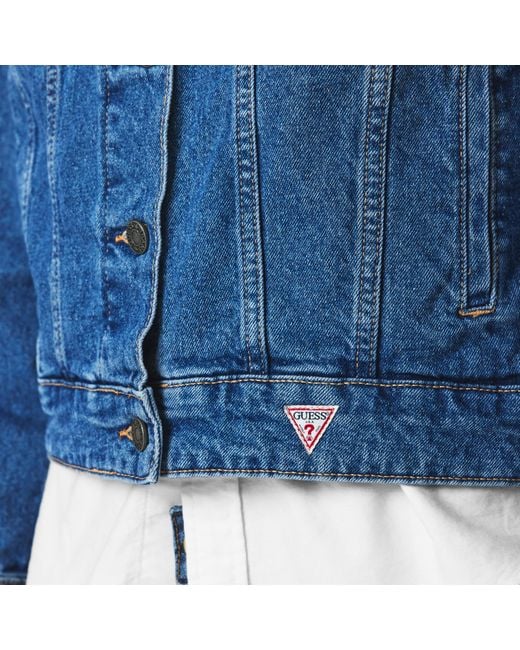 Guess Blue Oversize Denim Jacket