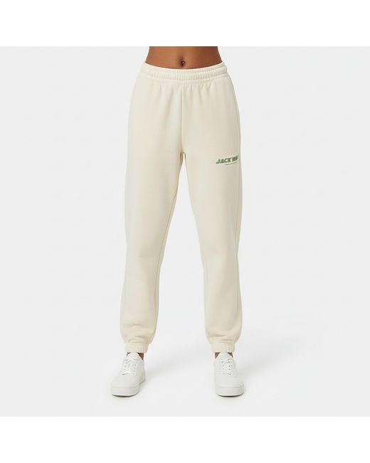 Jack Wills Natural Interlock Joggers