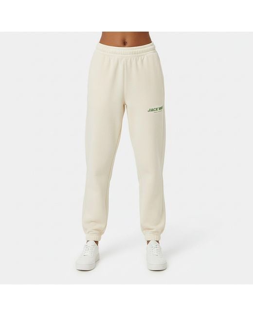 Jack Wills Natural Interlock Joggers