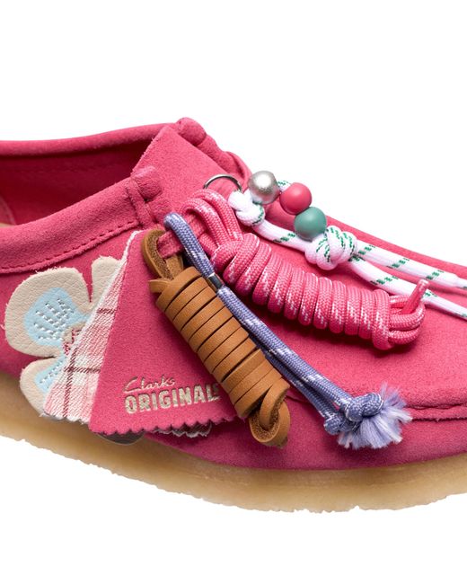 Clarks Pink Moc Toe Formal Shoes