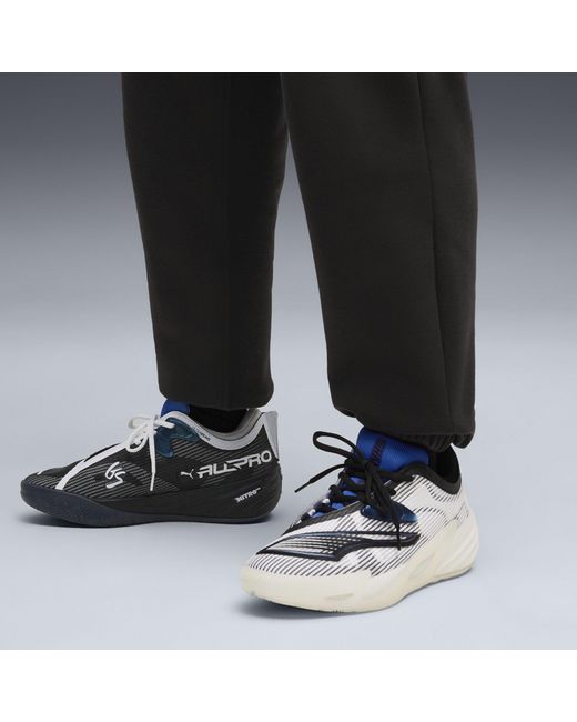 PUMA Blue All-Pro Nitro 2 Shammgo Basketball Trainers for men