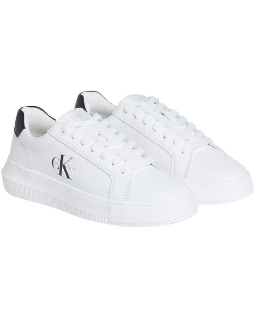 Calvin Klein White Chunky Trainers