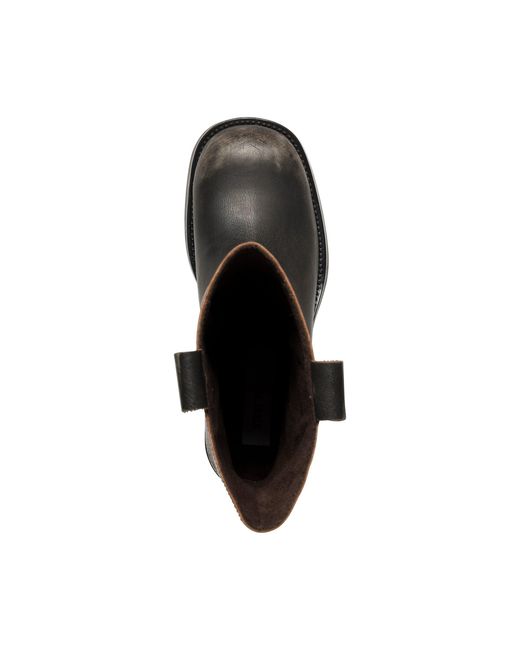 Steve Madden Black Benedict Side Zip Biker Boots
