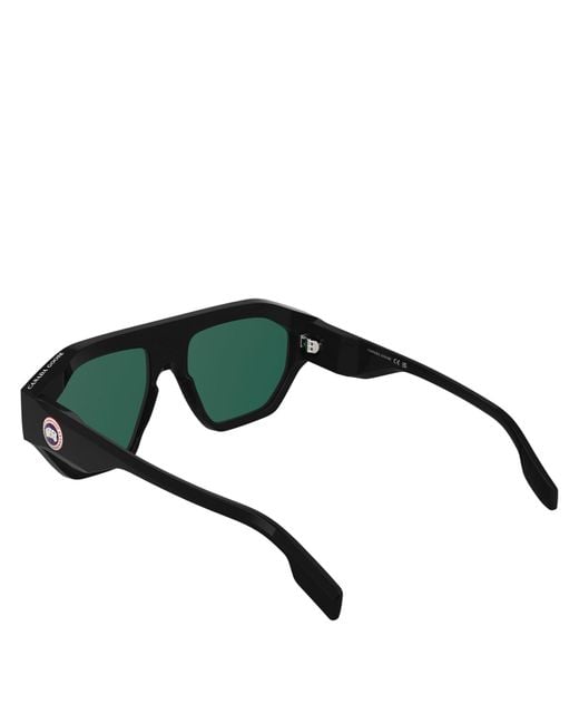 Canada Goose Green Tekapo Aviator Sunglasses for men