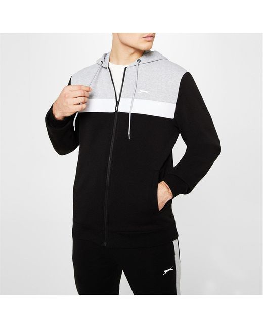Slazenger 1881 Black Full Zip Tracksuit for men