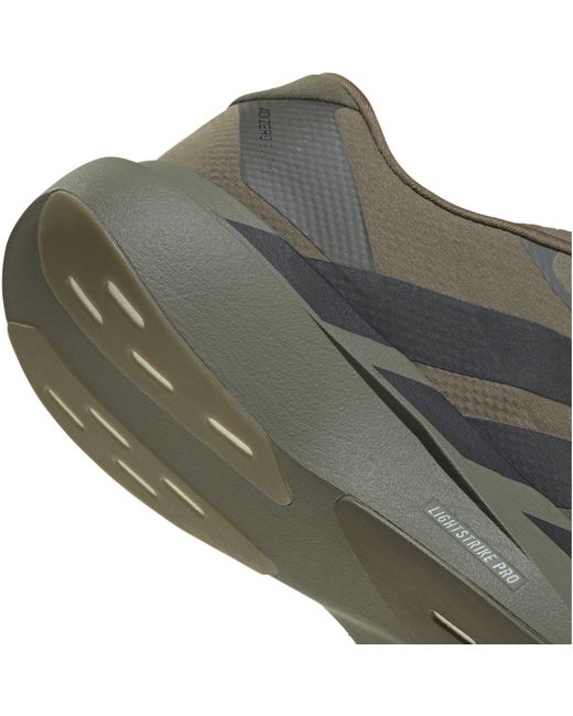 Adidas Gray Adizero Evo Sl Shoes for men