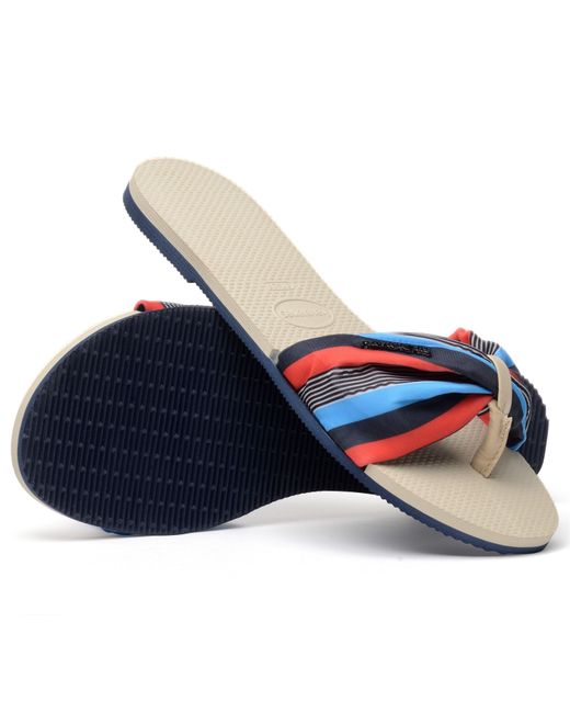 Havaianas Blue Hav. You Saint Tropez Flip Flops