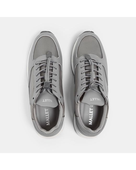 Mallet Gray Popham Lite Low-Top Trainers for men