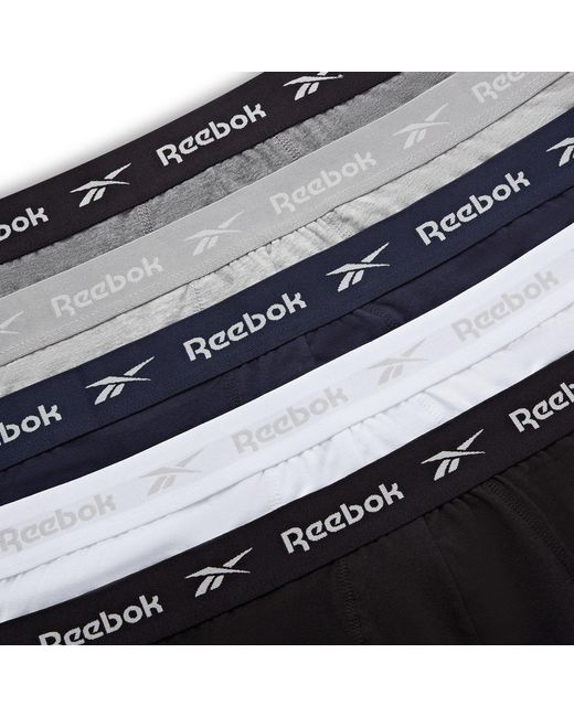 Reebok Blue 5 Pack Trunks for men