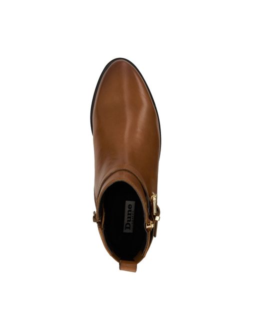 Dune Brown Pepi Ankle Boots