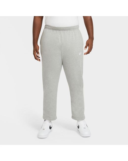 Nike Gray Sportswear Club Fleece Pants for men