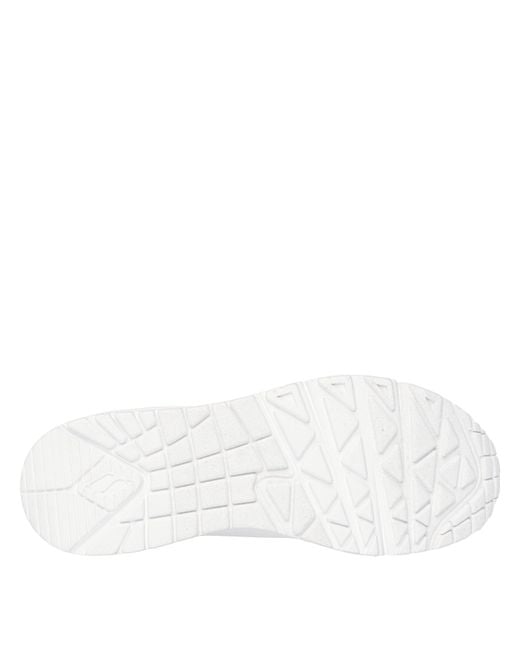 Skechers White Goldcrown Mylar Embroidery Low-Top Trainers