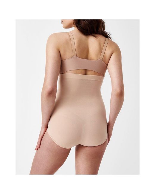 Spanx Brown Sculpt Seamless Power High-Waisted Brief