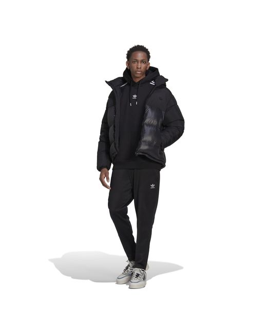 Adidas Originals Gray Regen Long Sleeve Puffer Jacket for men