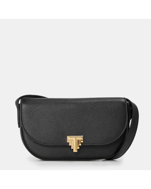 Tiffany & Co Black Wallet Crossbody 99 Convertible Chain Strap Wallet On Chain