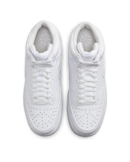 Nike White Court Vision Mid Next Nature for men