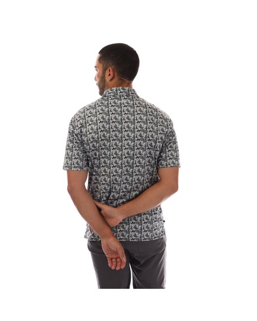 Farah Gray Trawick Short-Sleeve Performance Polo Shirt for men