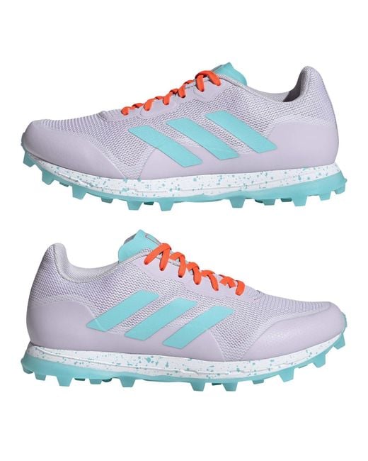 Adidas Blue Fabela Zone 2.1 Hockey Shoes