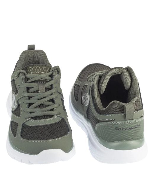 Skechers Green Flex Burns Agoura Trainers for men