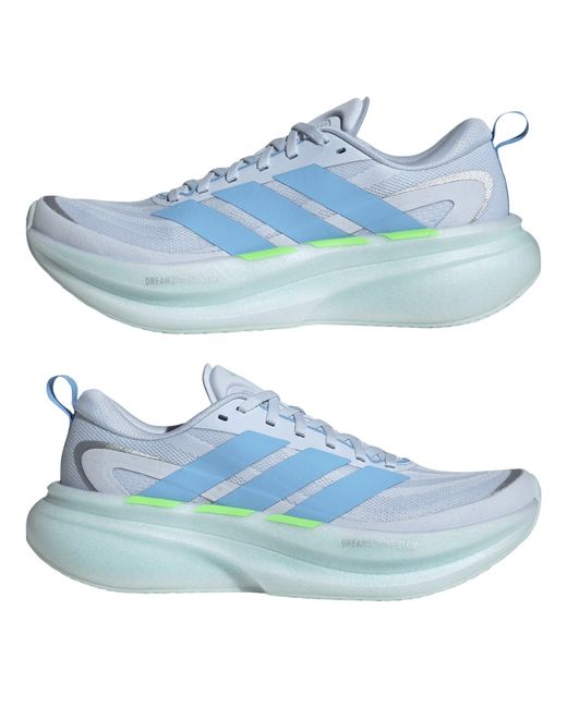 Adidas Blue Supernova Glide Running Shoes