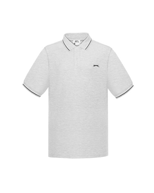 Slazenger 1881 White Tipped Polo Shirt for men