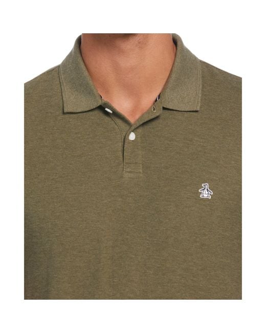 Original Penguin Green Daddy Polo Shirt for men