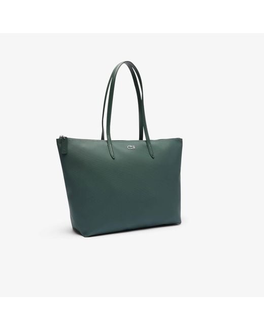 Lacoste Green Large Tote Bag