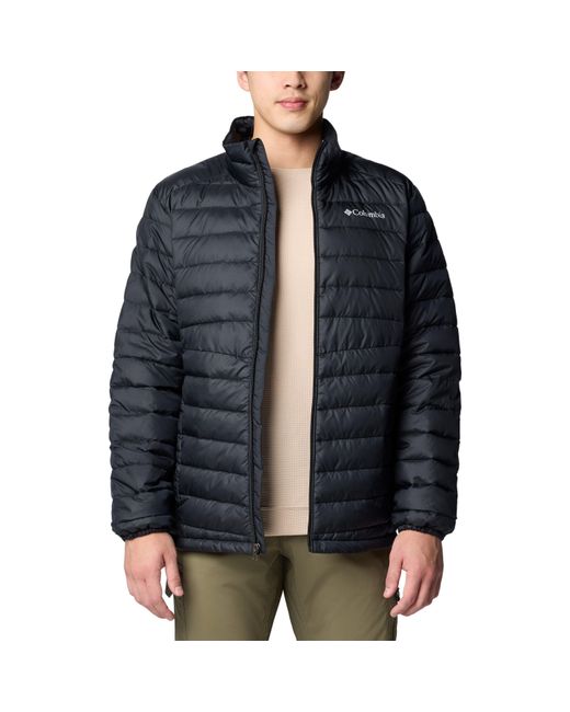 Columbia Black Fosters Falls Water Resistant Insulated Puffer Jacket for men