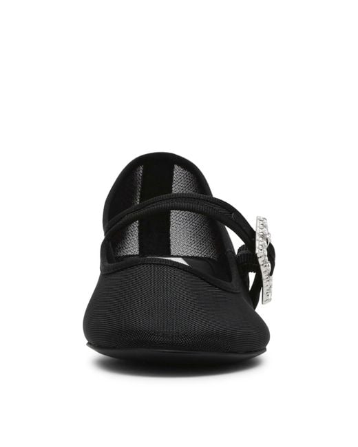 Steve Madden Black Champaign Block Heel Court Shoes