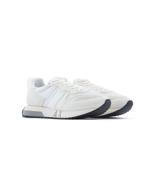 ARMANI EXCHANGE White Trainers for men