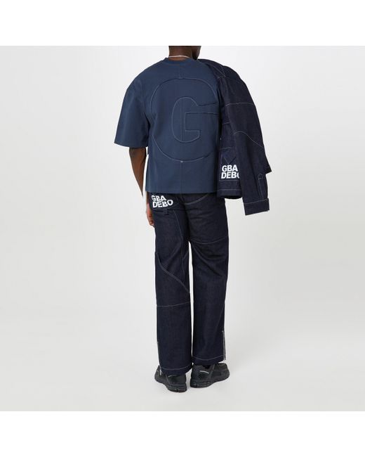GBADEBO Blue Emblem Tee for men
