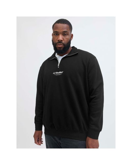 Jack & Jones Black Jack + Soho Sweat Qr Sn63 for men