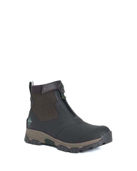 Muck Boot Blue Apex Mid Zip Wellingtons for men