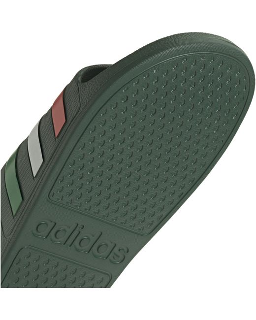 Adidas Green Adilette Aqua Slide