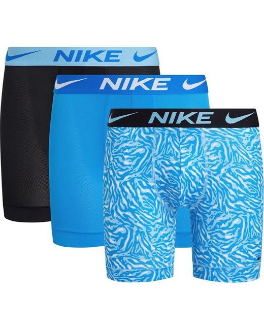 Nike Blue Adv Boxer Brief 3 Pack for men