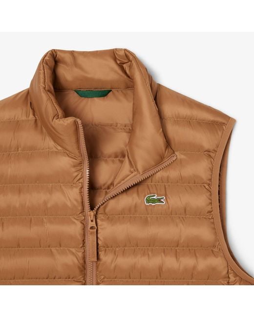Lacoste Brown Gilets for men