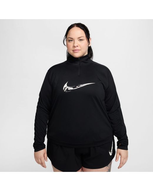 Nike Black Long Sleeve Performance Running Top
