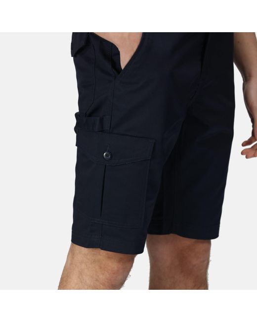 Regatta Blue Pro Cargo Shorts for men