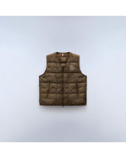 Napapijri Brown Vajolet Quilted Gilet for men