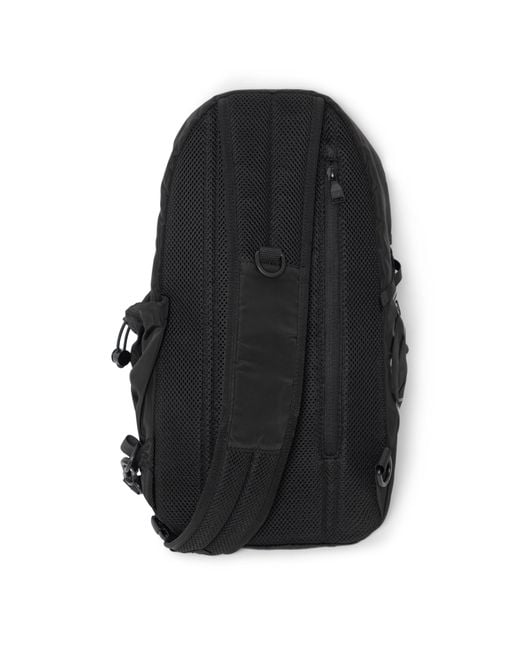 DIESEL Black Drape Sling Bag for men