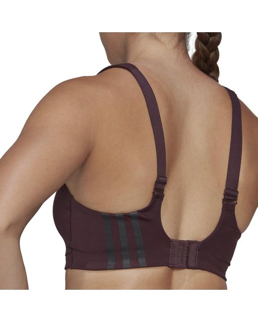 Adidas Purple Tlrd Impact Training High-Support Bra