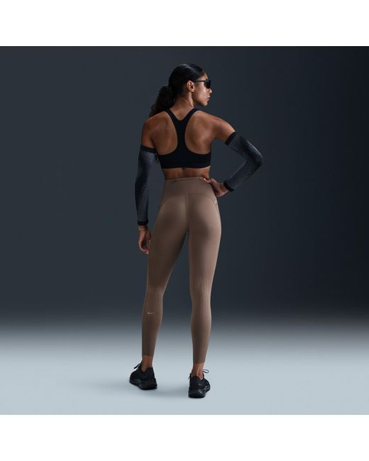Nike Brown Swift 7/8 Tights