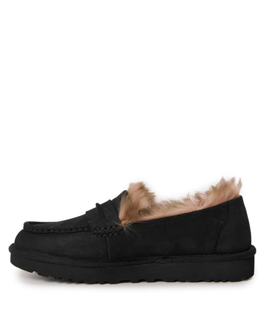Ugg Black Ellis Loafer Ld64