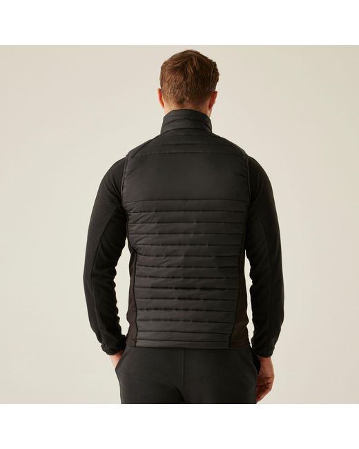Regatta Black Navigate Hybrid Bodywarmer for men