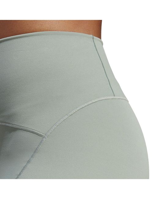 Adidas Green Studio Luxe 7/8 Leggings