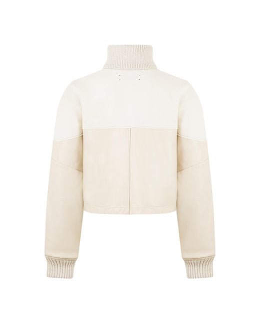 Amiri Natural Stacked Logo Track Jacket
