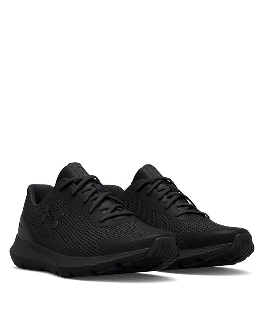 Under Armour Black Surge 3 Running Trainers for men